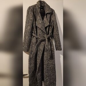 Herringbone Wrap Coat
